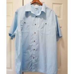 King Size short sleeve button down shirt size 2xl big